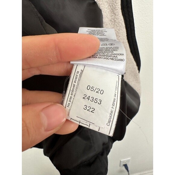 Ralph Lauren Black Label Down Puffer Jacket Full Zip Black Fleece Size Medium - Picture 9 of 13